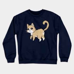 Stray Kitties Polka01 Crewneck Sweatshirt